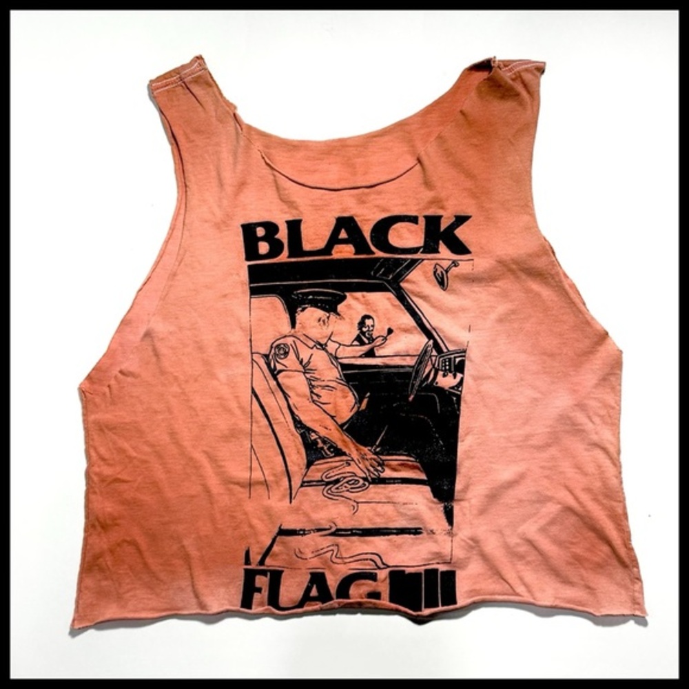 90’S BLACK FLAG WORN OUT TANK TOP